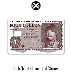 Tyrone Biggums Funny Card Skin Adult Humor, Tyrone Biggums sticker, Adult Humor Sticker, Hilarious Tyrone Biggums Credit Card Skin