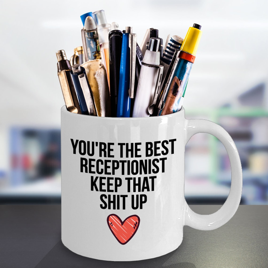 Receptionist Mug Receptionist Gift Gift for Receptionist Etsy