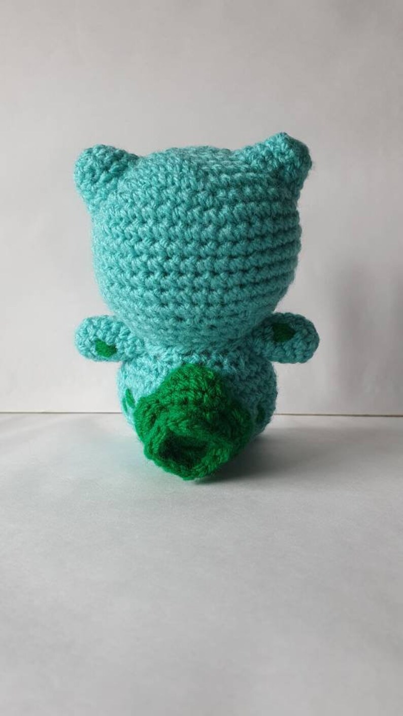 Bulba Amigurumi/crochet plush gifts for him gifts for her Video game First Generation MADE TO ORDER image 4