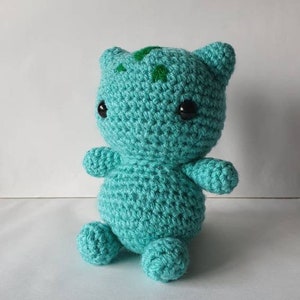 Bulba Amigurumi/crochet plush gifts for him gifts for her Video game First Generation MADE TO ORDER image 5