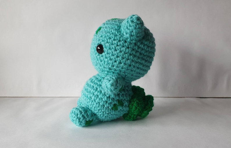 Bulba Amigurumi/crochet plush gifts for him gifts for her Video game First Generation MADE TO ORDER image 6