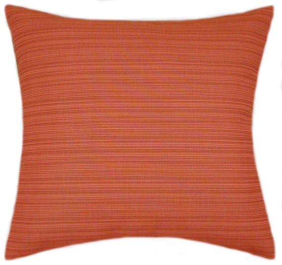 Sunbrella Dupione Papaya Indoor outdoor Pillow Decorative Pillows Sunbrella Outdoor Pillows Etsy
