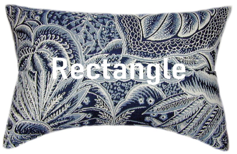 Sunbrella® Sensibility II Harbor Indoor/outdoor Floral Pillow Etsy