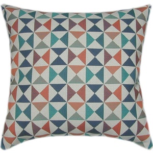 Sunbrella® Array Caribbean Pillow: Indoor Outdoor Decor, USA Made