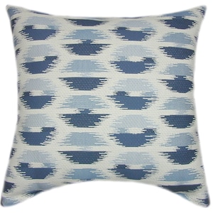 Sunbrella® Escape Denim Pillow: Indoor/Outdoor Decor, Made in USA