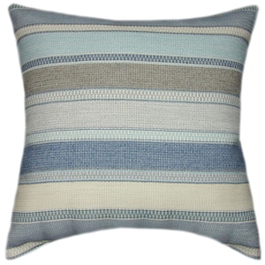 Sunbrella® Ascend Spa Pillow: Indoor/Outdoor Striped Throw Pillow