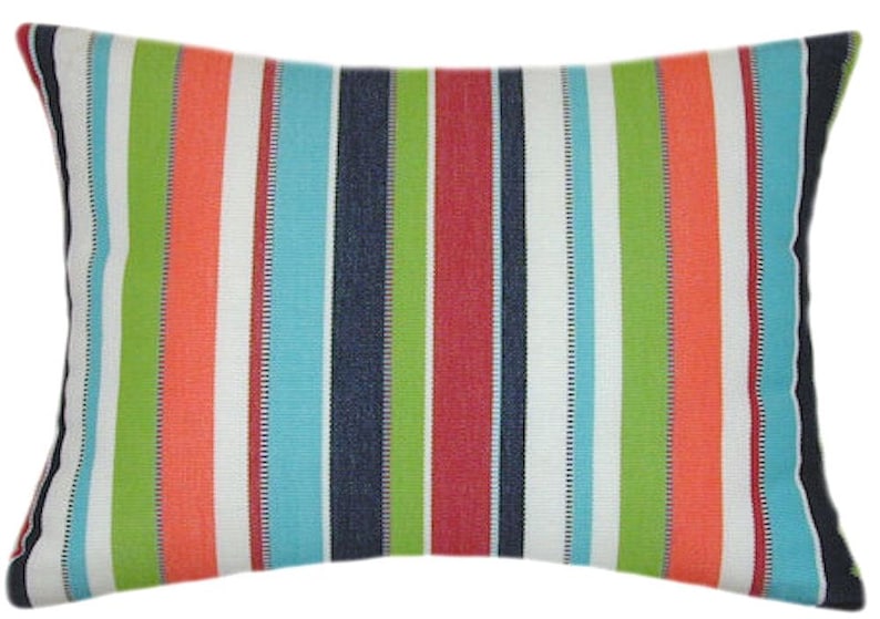 Sunbrella Carousel Throw Pillow - Thumbnail 2