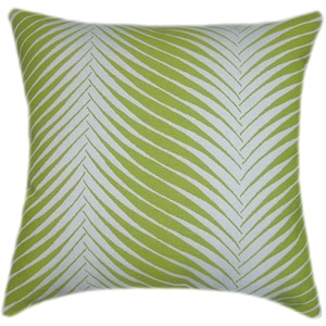 Sunbrella® Clock Out Frond Floral Pillow: Lime Green Indoor/Outdoor Decorative Pillow