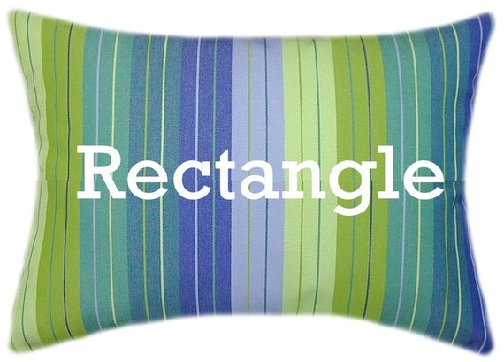Outdoor rectangular throw pillows top