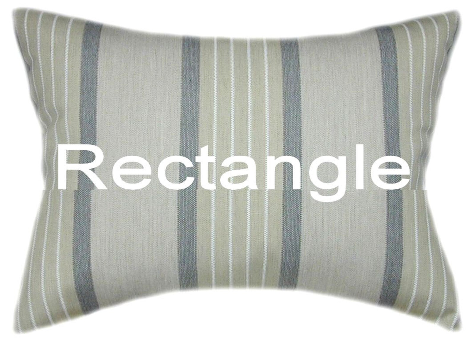 Sunbrella® Cove Pebble Indoor/outdoor Striped Pillow Etsy
