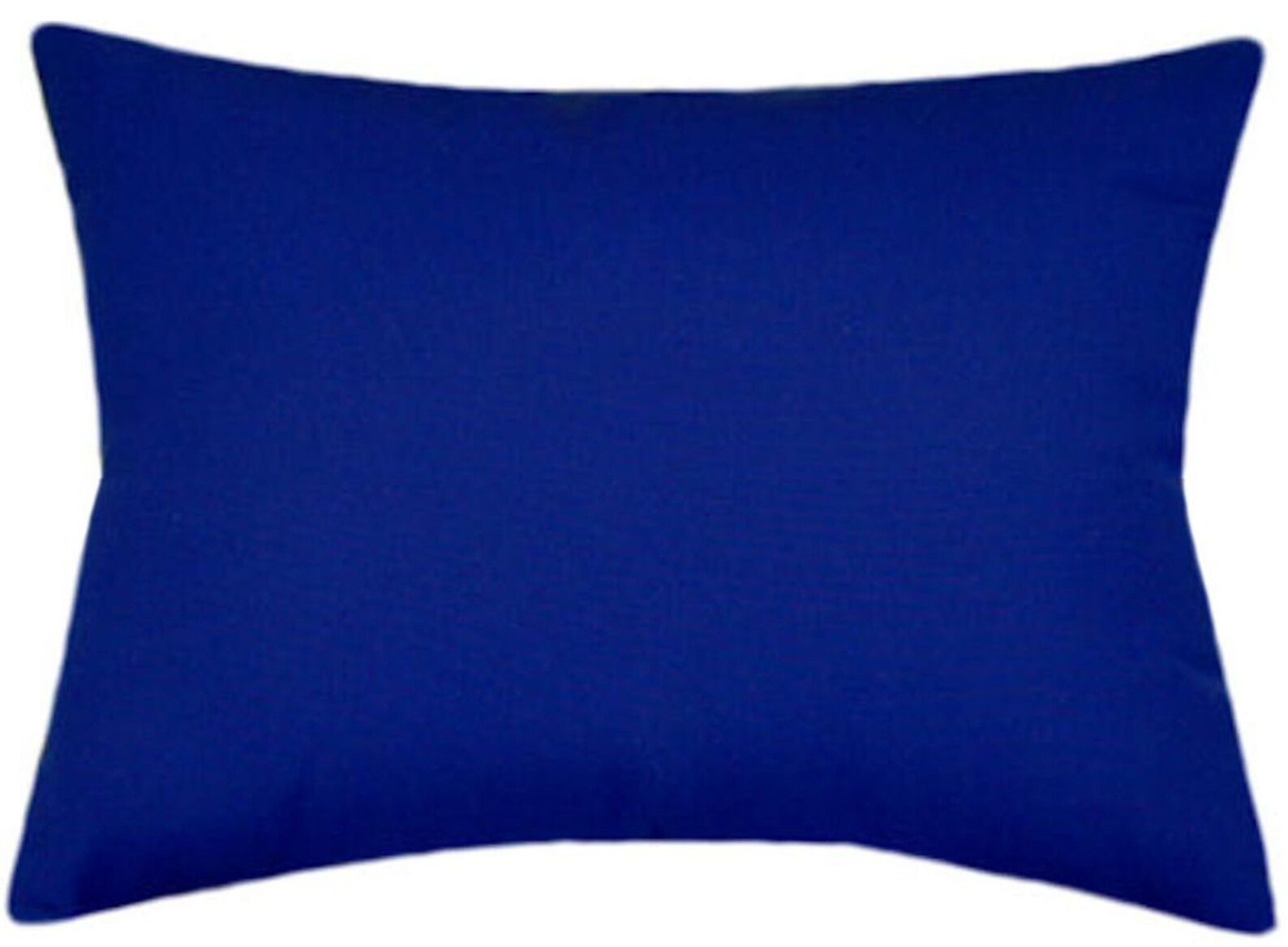 Sunbrella Canvas True Blue Indoor/outdoor Solid Pillow Etsy