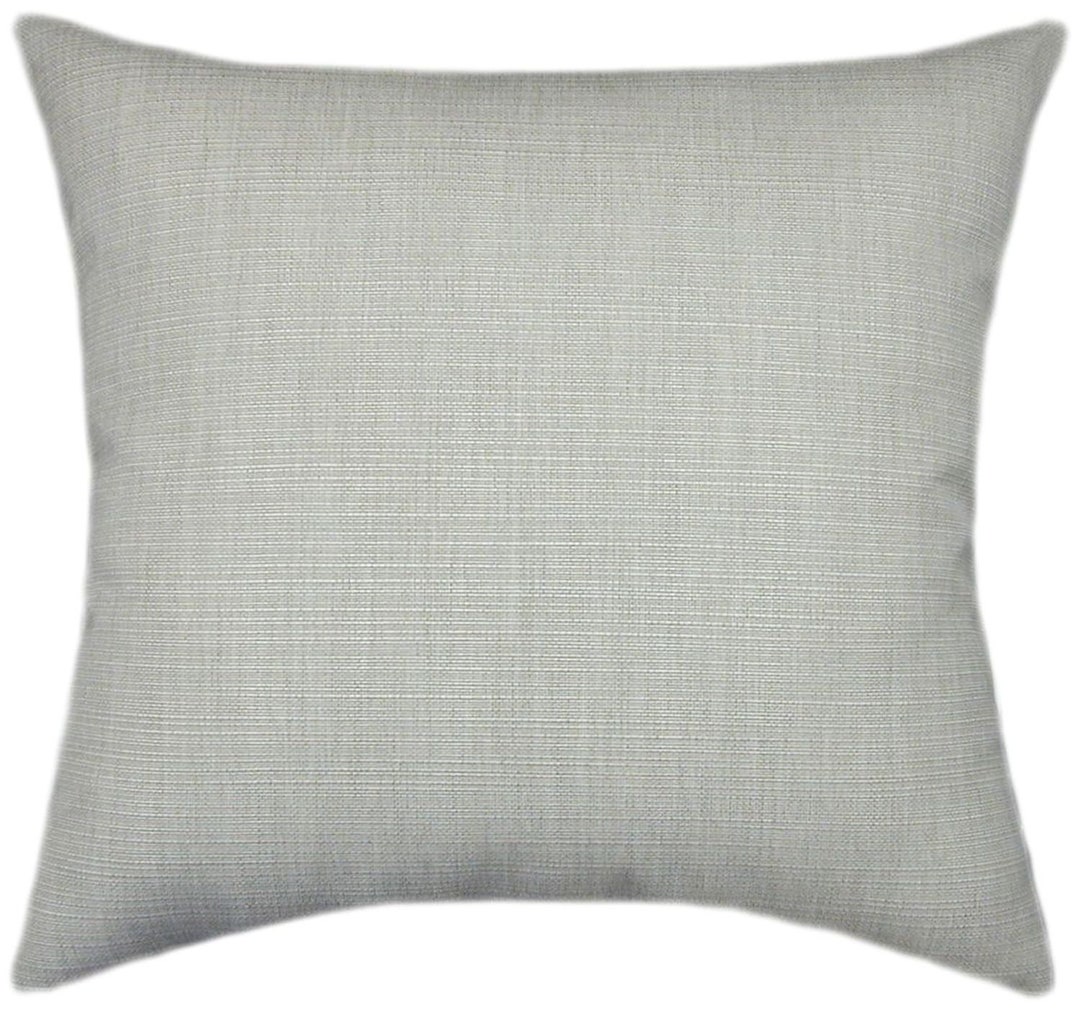 Buy Indoor/Outdoor Sunbrella Echo Ash - 18x18 Throw Pillow with Welt