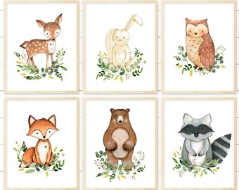 forest animal nursery decor