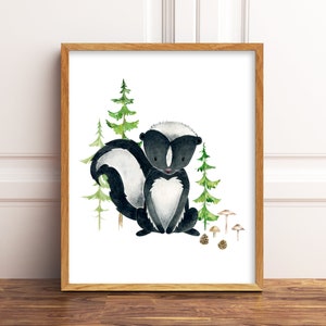 Printable Woodland Nursery Prints, Boy Wall Art, Tree Nursery Wall Art ...
