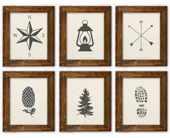 camping themed baby room