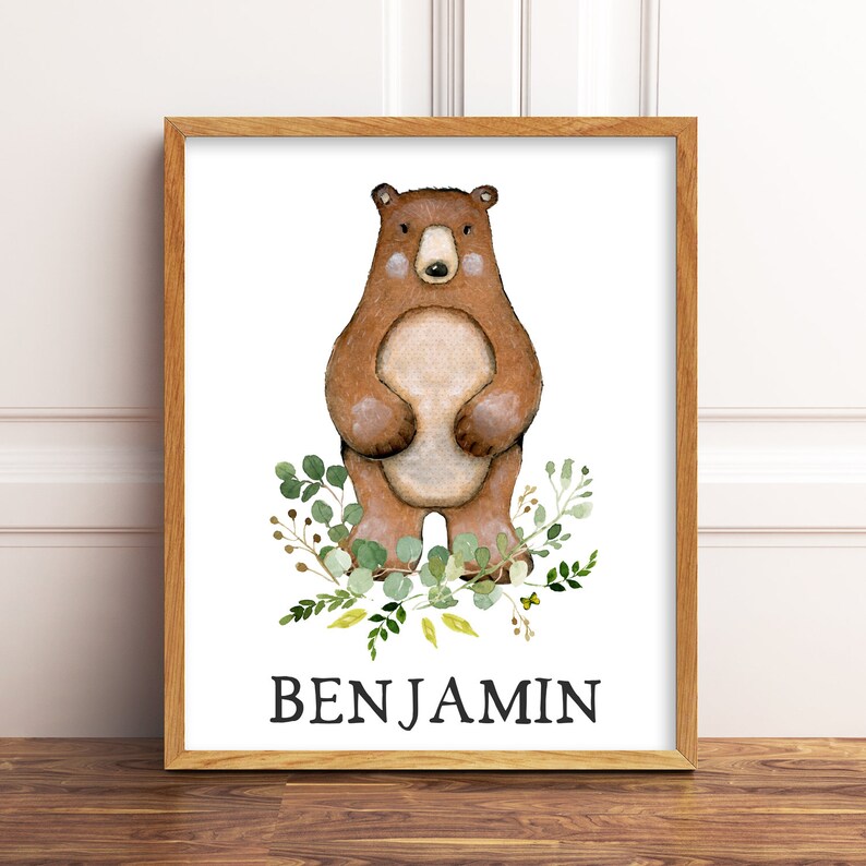 Digital File Personalized Baby Name Wall Art. Custom Baby Etsy