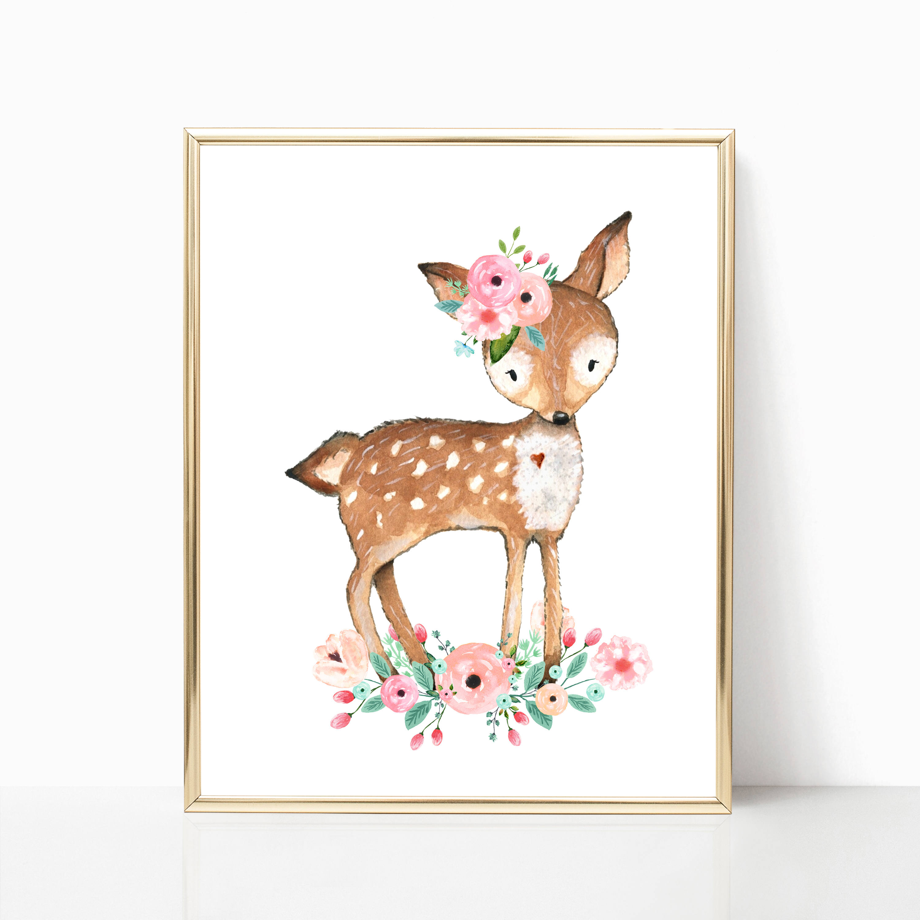 deer nursery art
