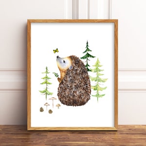 Printable Woodland Nursery Prints, Boy Wall Art, Tree Nursery Wall Art ...
