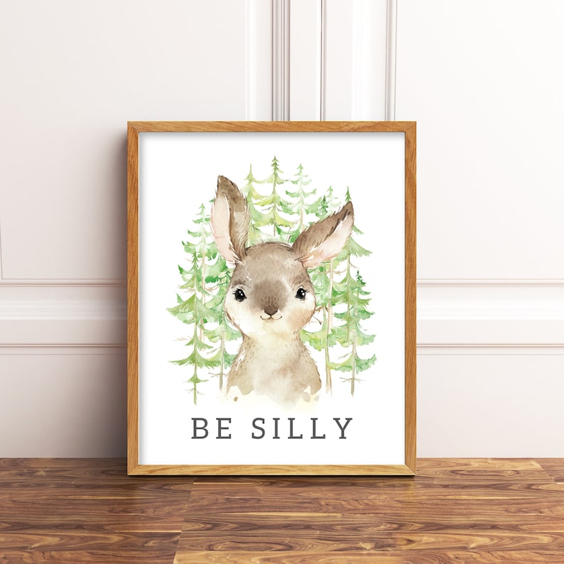 Printable Woodland Nursery Decor. Boy Nursery Wall Art. Boy Etsy