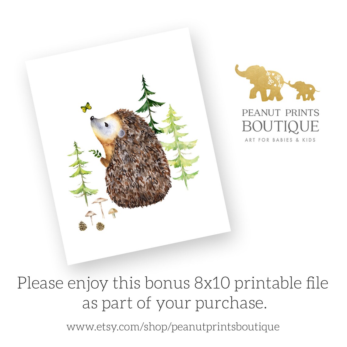 Printable Woodland Nursery Prints. Woodland Nursery Decor. - Etsy