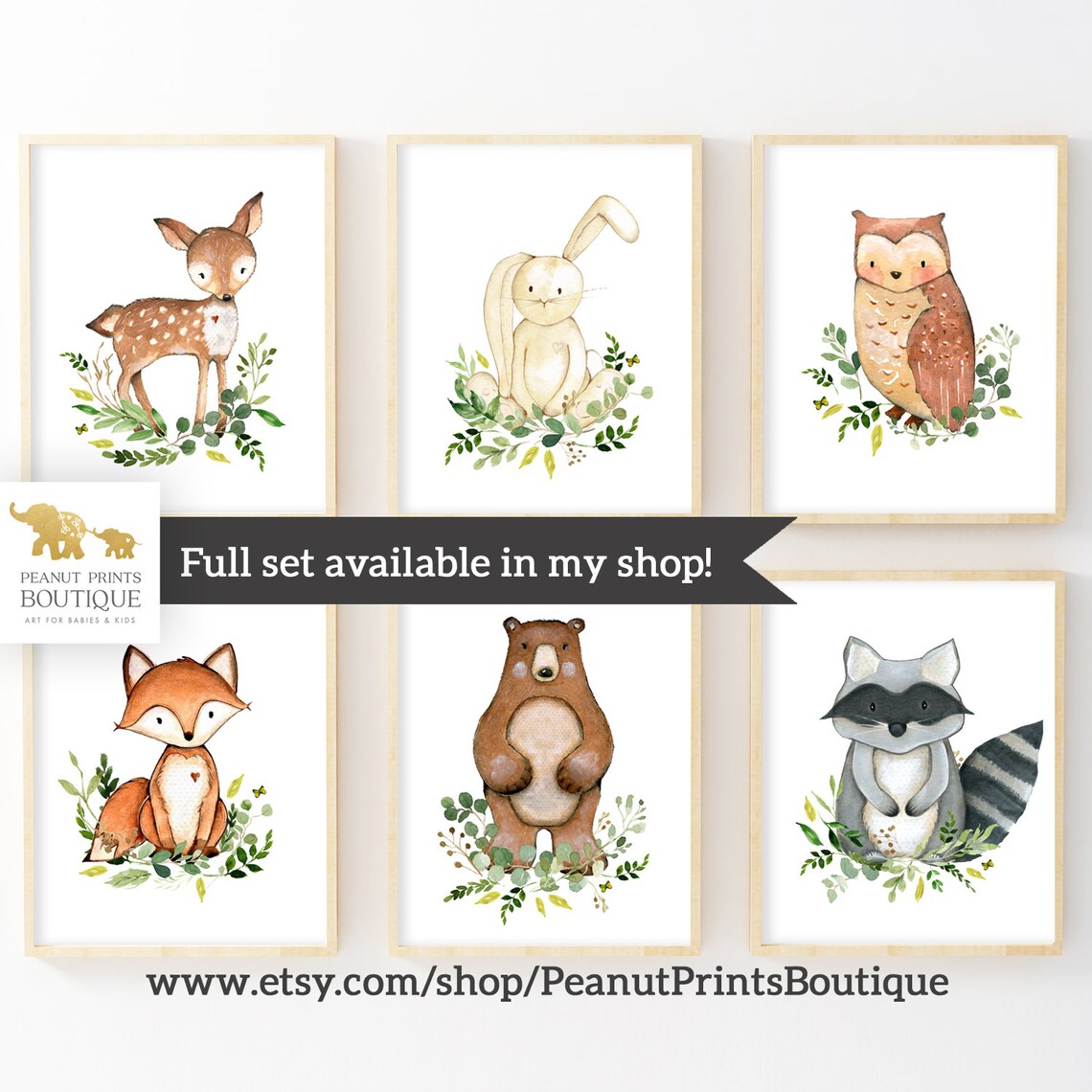 Raccoon Nursery Decor. Raccoon Printable. Watercolor Raccoon Etsy
