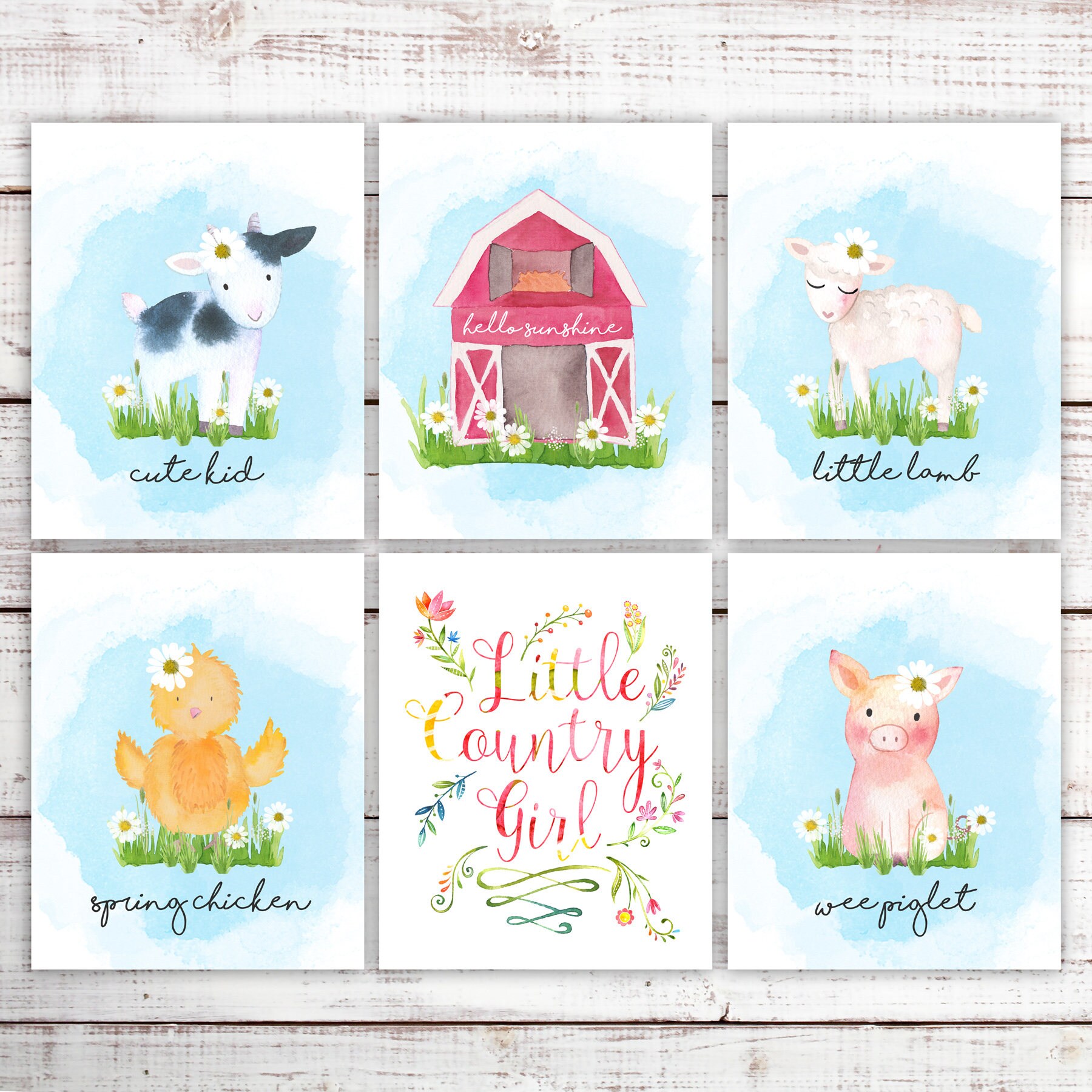 country nursery decor