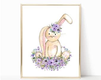 Purple Bunny Rabbit | Etsy