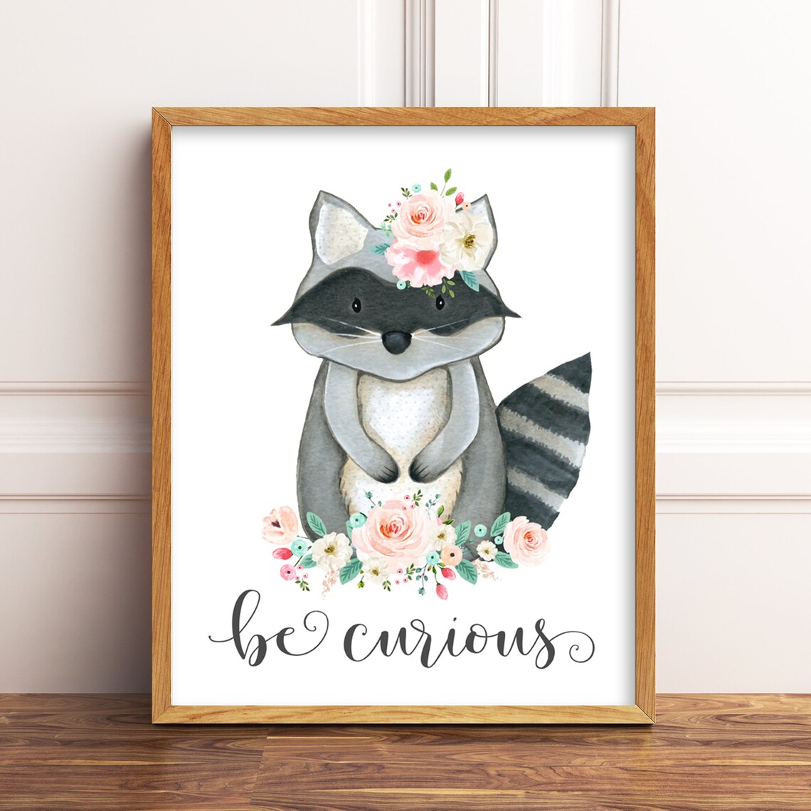 Printable Nursery Art. Pink Peach and Teal Nursery Wall Art. Etsy