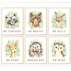 Printable Woodland Nursery Decor. Boy Nursery Wall Art. Boy Nursery ...