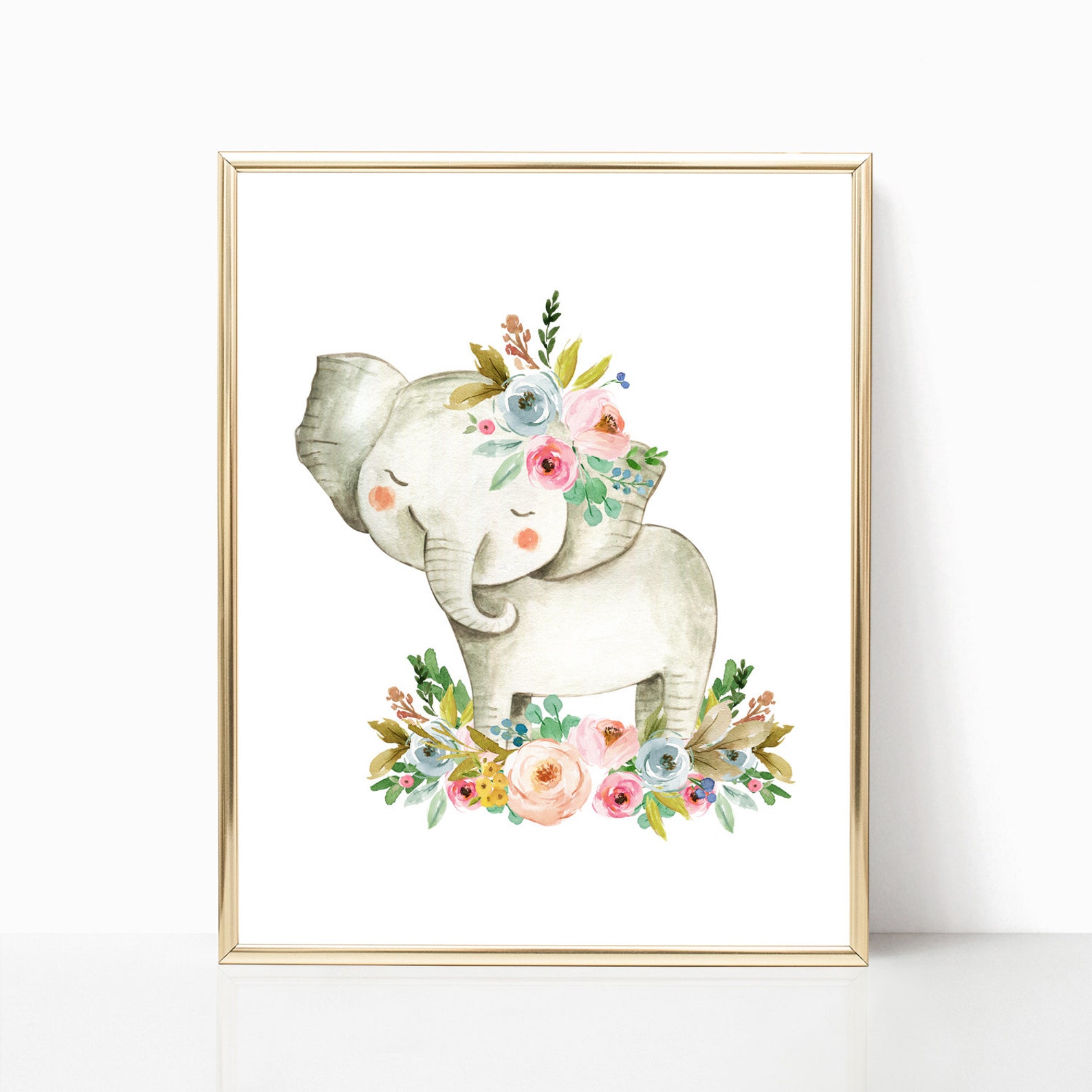 Safari Nursery Girl. Girl Safari Nursery Decor. Floral Safari Etsy