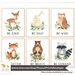Printable Woodland Nursery Prints. Woodland Nursery Decor. Nursery Wall ...