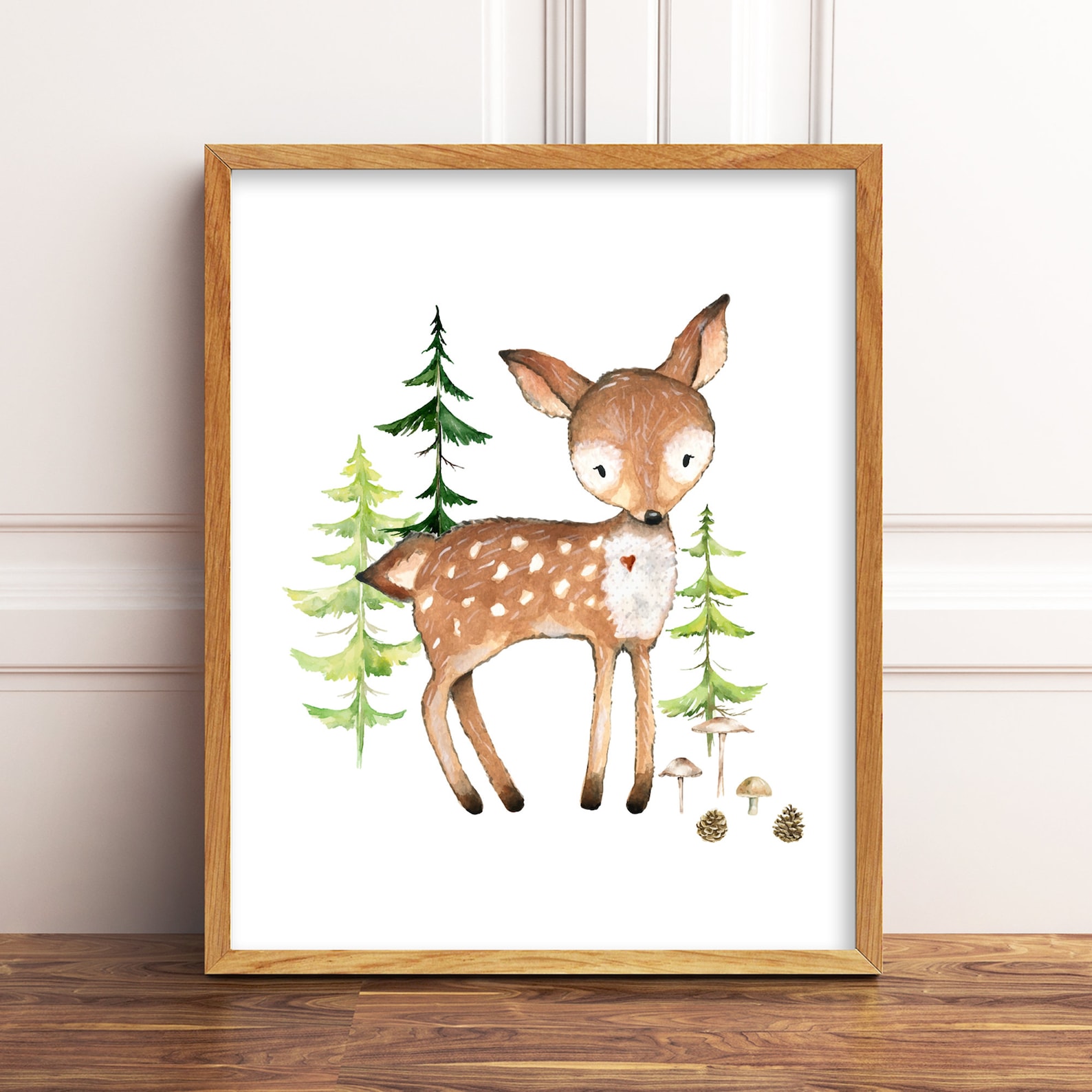 Printable Woodland Nursery Prints. Woodland Nursery Decor. - Etsy