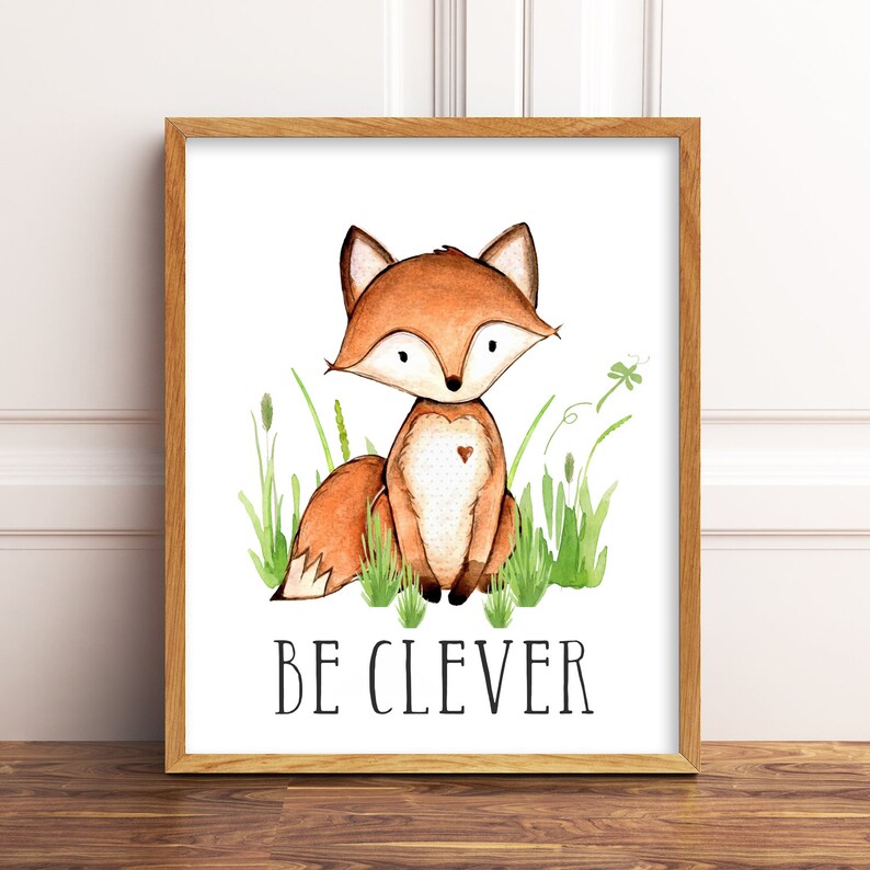 Printable Boy Nursery Art. Forest Nursery Theme. Boy Nursery | Etsy