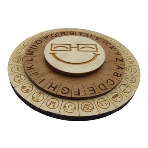 Escape Room Prop for Kids - Smiley Face Cipher - Create Secret Messages for Your DIY at Home Escape Room - Gift for Boys and Girls