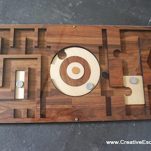 Magnet Maze XL - Escape Room Prop - Escape Room Puzzle - Escape Room Maze - Room Escape Game
