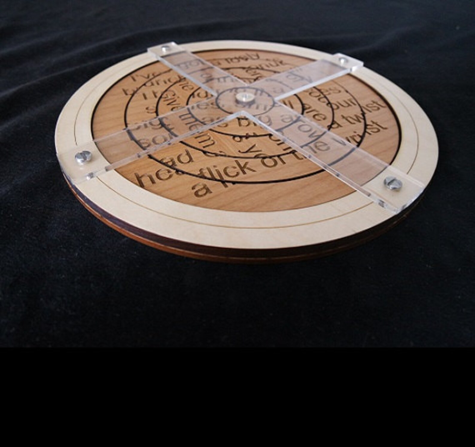 Scramble Spin Escape Room Puzzle Escape Room Prop Secret Message Puzzle