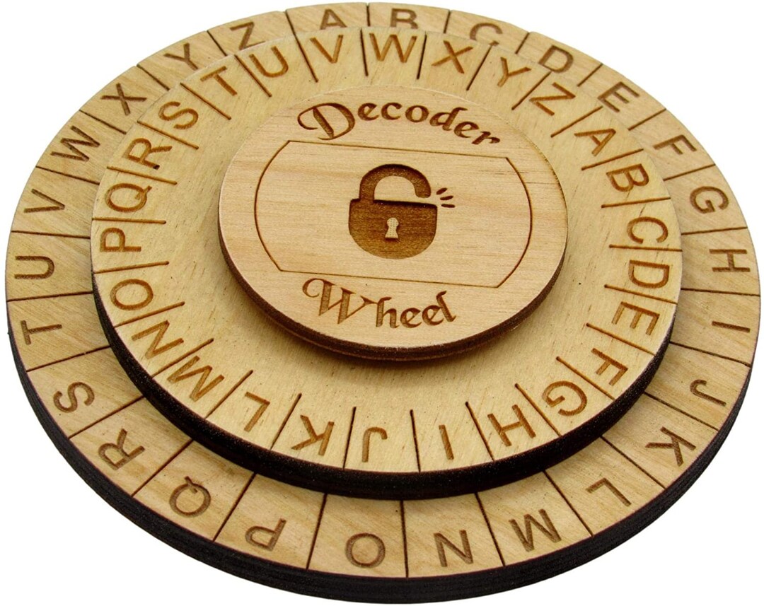 Super Secret Detective and Spy Decoder Wheel for Kids - Cipher Disk for ...