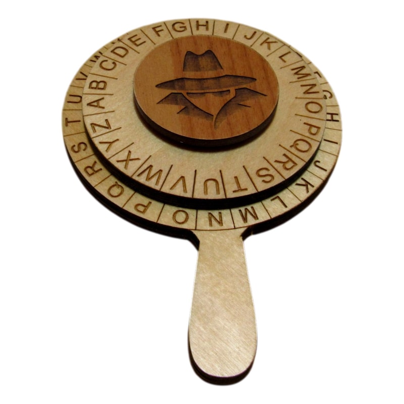2-piece hide and seek cipher decoder ring for escape... Decoder Ring - Etsy