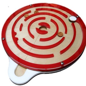 Christmas Themed Disk Maze Escape Room Puzzle