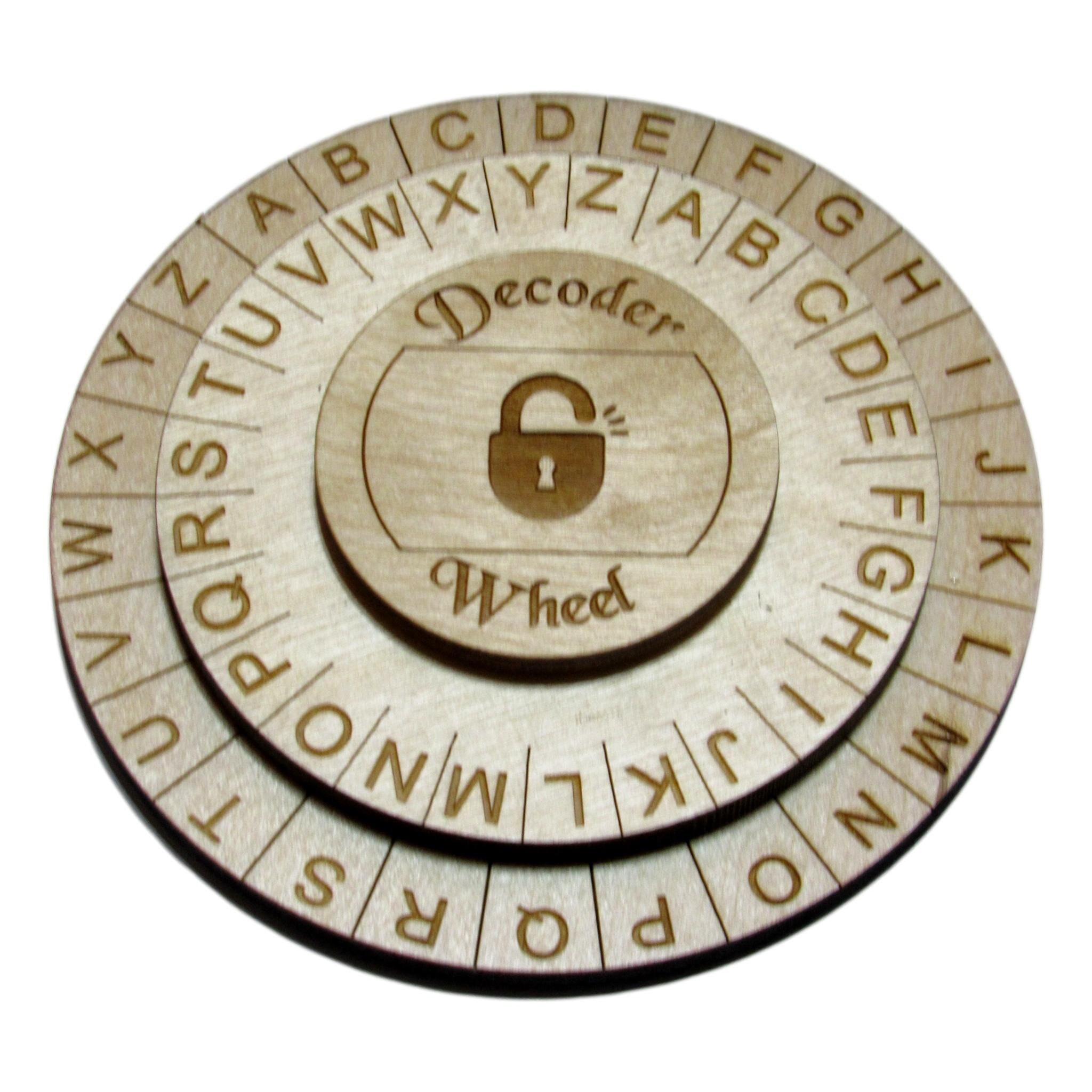 Super Secret Detective and Spy Decoder Wheel For Kids Cipher | Etsy