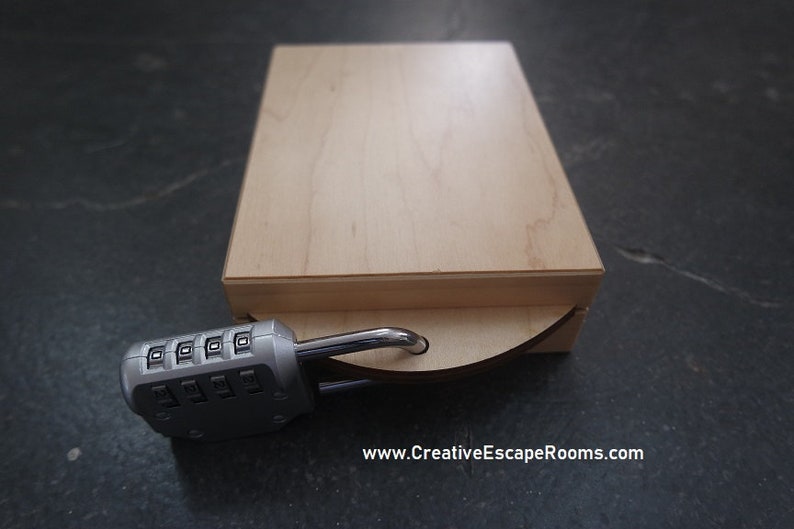 Slide Box for Escape Rooms Works with Combo Locks Alpha | Etsy