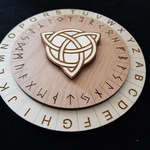 The Runes Cipher - Escape Room Puzzle and Prop - Cypher Wheel - Etsy