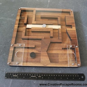 Magnet Maze JR - Escape Room Prop - Escape Room Maze - Room Escape Game - Props - Puzzles