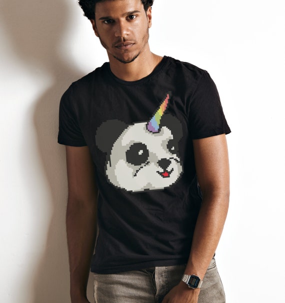Pandacorn T-shirt, 8 Bit Panda Panda Bit T-shirt, Licorne, T-Shirt graphique, illustration, coton bio 19b53d Pandacorn T-shirt, 8 Bit Panda Panda Bit T-shirt, Licorne, T-Shirt graphique, illustration, coton bio 19b53d