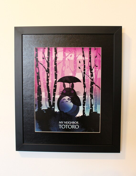 My Neighbor Ro Studio Ghibli Framed Art