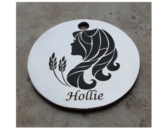 Llavero del signo zodiacal Virgo grabado, regalo personalizado con el signo del zodíaco