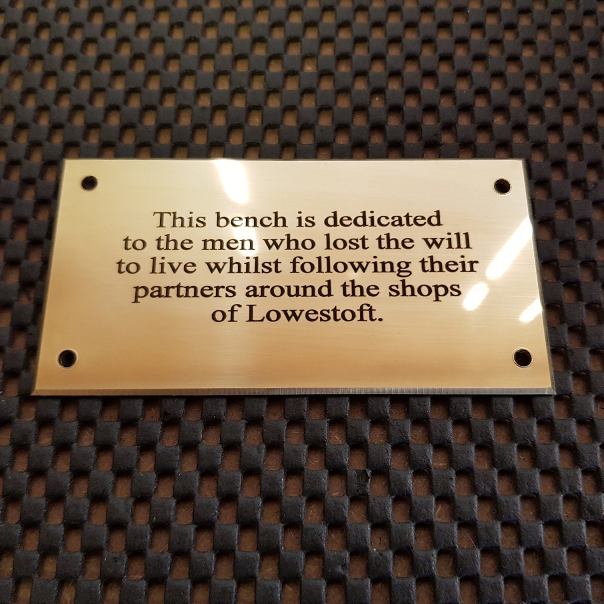 Polished BRASS Plaques Brass Memorial Plaques Beautifully Etsy UK