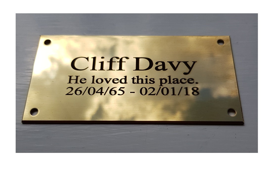 Polished BRASS Plaques Brass Memorial Plaques Beautifully Etsy UK