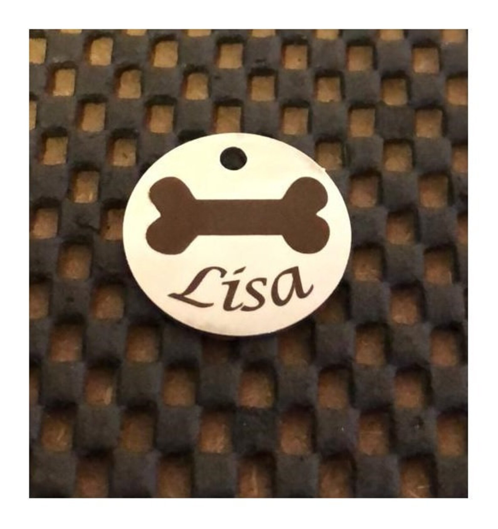 Bespoke Personalised dog Bone ID Discs / ID Tags Etsy