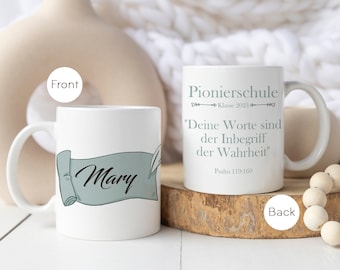 Personalisierte Pionierschule Tasse | Pionierschule 2023 | Pionierdienst-Klasse | Jw Pionier | Best Life Ever Becher | Jw Kaffeebecher